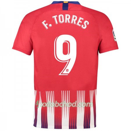 Fotbalové dresy Atlético Madrid F.Torres 9 Domácí Dres 2018/19 Krátký Rukáv
